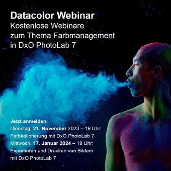 Kostenlose Webinare zum Thema Farbmanagement in DxO PhotoLab 7