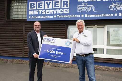 Beyer-Mietservice unterstützt FLY & HELP