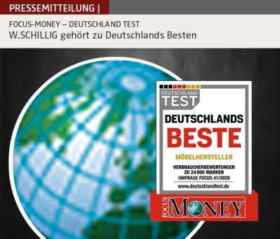 W.SCHILLIG gehört zu Deutschlands Besten