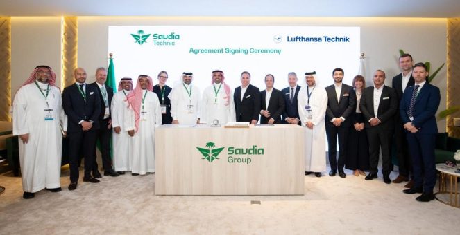 Lufthansa Technik unterstützt Airbus-Flotte von Saudia mit  Komponentenservices