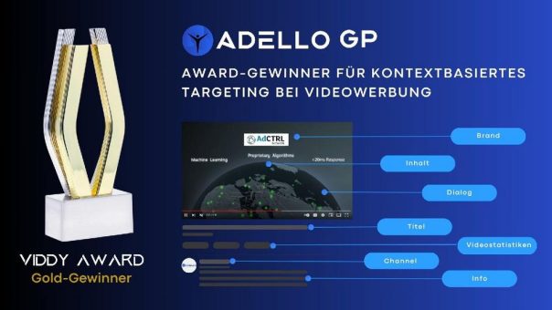 Adello gewinnt Gold Award in der Kategorie «KI»