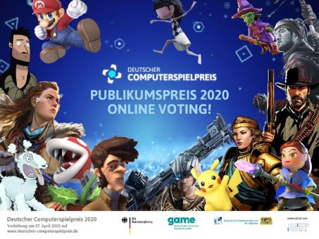 Online-Voting zum Deutschen Computerspielpreis 2020 gestartet
