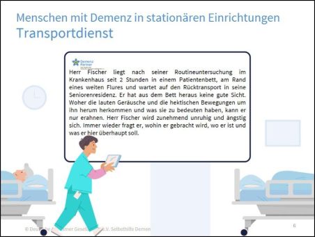 Neue Schulungsmaterialien zu Demenz für Pflegeeinrichtungen und Krankenhäuser