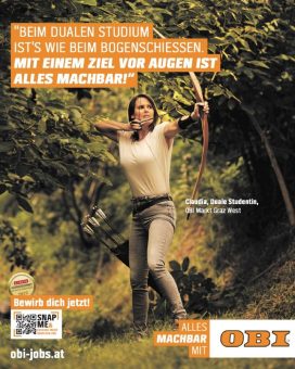 Mit einem Ziel vor Augen ist alles machbar: OBI Österreich startet neue Arbeitgeber-Kampagne