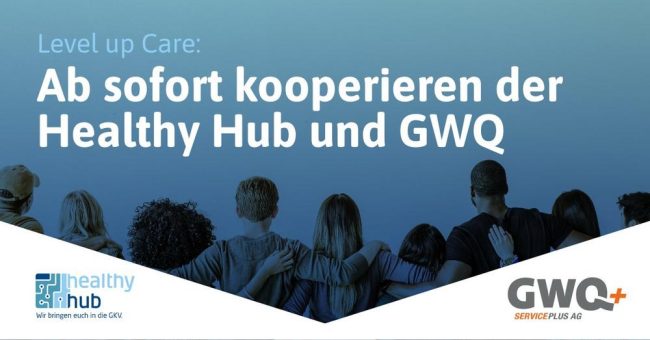 Healthy Hub und GWQ ServicePlus AG kooperieren bei digitalen Versorgungsinnovationen