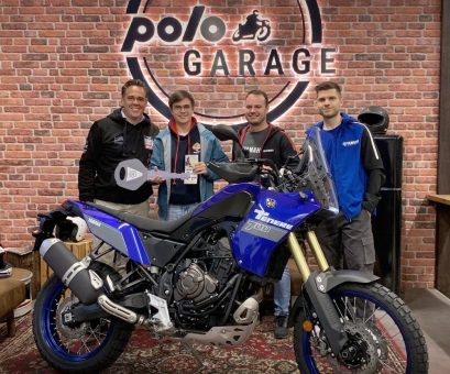 Jahresgewinnspiel 2023: Übergabe der Yamaha Ténéré 700 in Jüchen