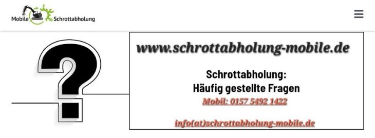 Schrottankauf für Limbach ️↗️ Altmetall-Ankauf, Schrottabholung, Fahrzeugverschrottung, Entrümpelung