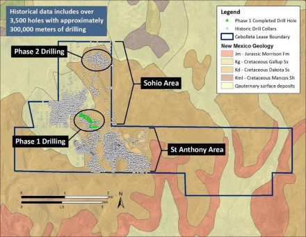 American Future Fuel gibt hervorragende Ergebnisse seines Phase-1-Bohrprogramms mit 26 Bohrlöchern bei Cebolleta bekannt