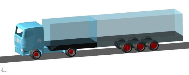 Zustandsüberwachung von Trailern automatisierter LKW