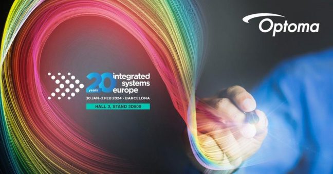 Optoma stellt wegweisende und visuelle Lösungen auf der ISE 2024 vor