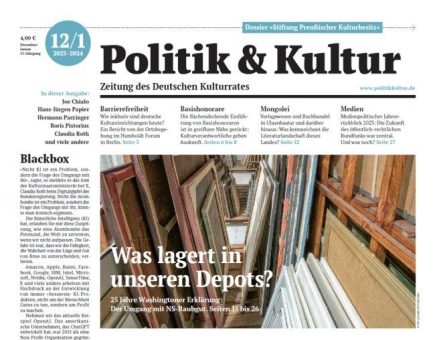 Neue Doppelausgabe von Politik & Kultur vorab für die Presse