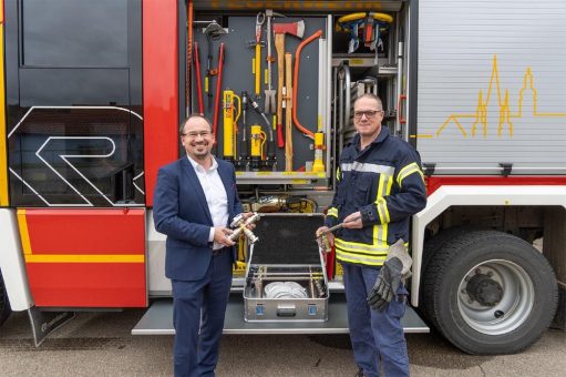 DATA MODUL stärkt Brandschutz der Feuerwehr Weikersheim mit neuer Löschlanze