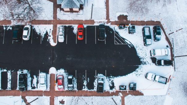 Auf dem Supermarktplatz gelten besondere Verkehrsregeln