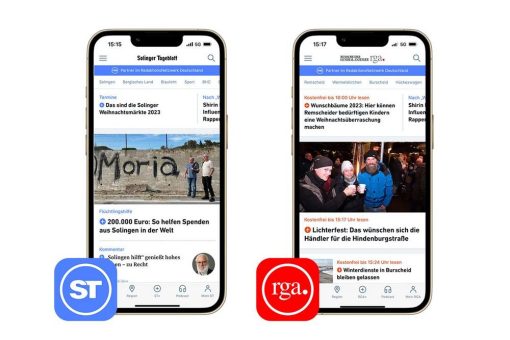 RedaktionsNetzwerk Deutschland (RND): Solinger Tageblatt und Remscheider General-Anzeiger starten auf Publishing-Plattform RND OnePlatform