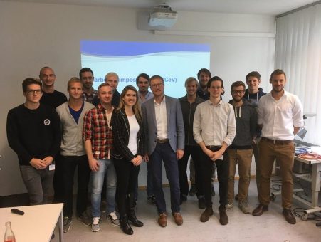 10. Trainee-Programm des Carbon Composites e.V. für das Wintersemester 2017/18 gestartet Auftakt am Institut für Flugzeugbau an der Universität Stuttgart