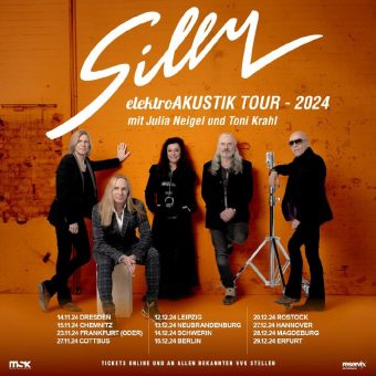 Berliner Kultband SILLY geht 2024 zusammen mit Julia Neigel und City Sänger Toni Krahl auf elektroAKUSTIK – Tour
