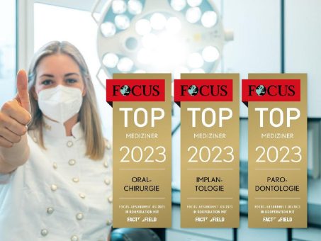 Prof. Dr. Dhom & Kollegen erneut in drei Kategorien FOCUS „TOP Mediziner 2023“