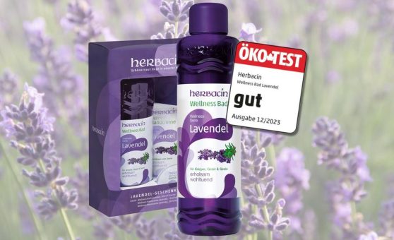 Herbacin Wellnessbad Lavendel schneidet im Produkttest mit „gut“ ab