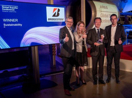 Bridgestone wird von Airbus für herausragende Nachhaltigkeitsleistungen ausgezeichnet