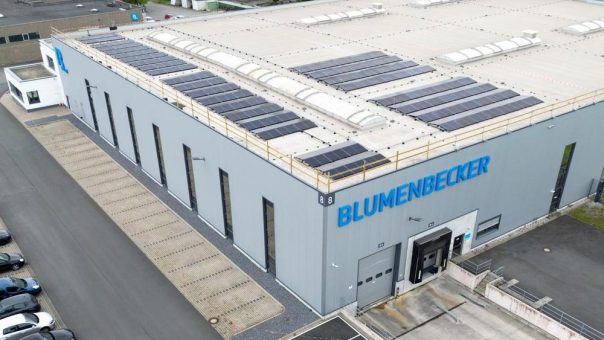 Blumenbecker investiert in Photovoltaikanlage am Hauptsitz in Beckum
