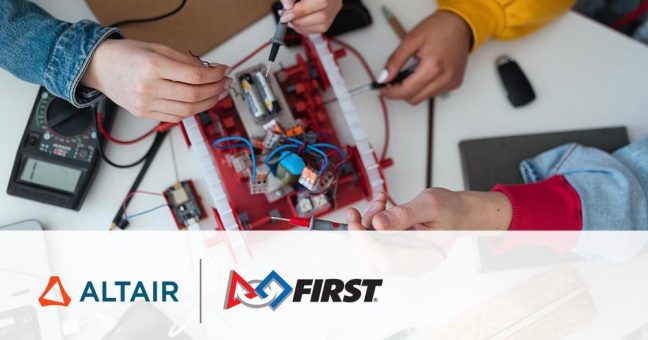 Altair Technologie jetzt für alle Teams der FIRST® Robotics Competition verfügbar