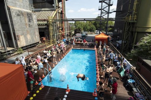 Arschbomben-Contest auf Zollverein