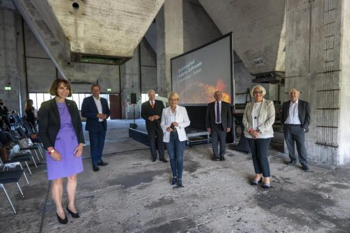 Erster Ausstellungskubus im neuen Denkmalpfad der Kokerei eingeweiht