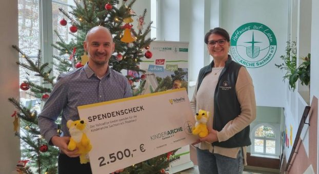 YellowFox spendet an Kinderhilfsaktionen