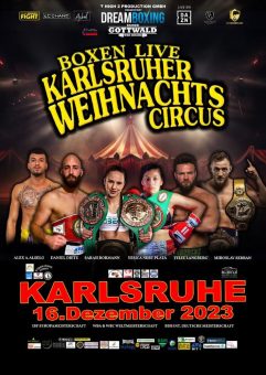 Champions-Night in der Manege – KFZ-Rockstars sind Hauptsponsor beim deutschen Profi-Boxevent des Jahres