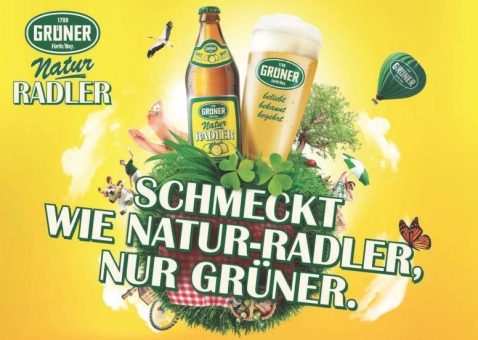 Neu: Grüner Naturradler. Herrlich natürlich, frisch und spitzig