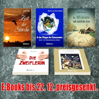 Liebe vor einer heiteren Sommerlandschaft, ein neuer Lehrer in Wulnitz und Sagen aus Schwerin – Fünf E-Books von Freitag bis Freitag zum Sonderpreis