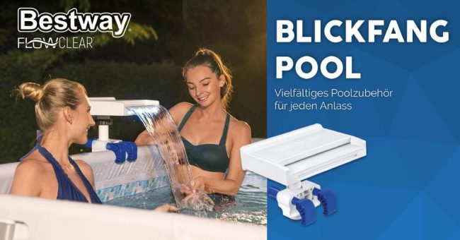 Hochwertiges Poolzubehör als optischer Hingucker