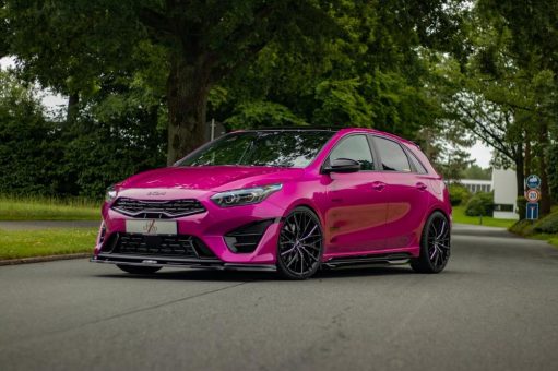 Barracuda meets Giacuzzo: Kia Ceed GT „Pink Lady“ auf Project 3.0-Felgen