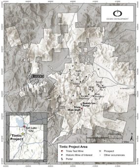 Osisko Development durchschneidet 443,64 g/t Gold auf 1,19 m bei unterirdischen Probennahmen auf Trixie im Tintic Projekt