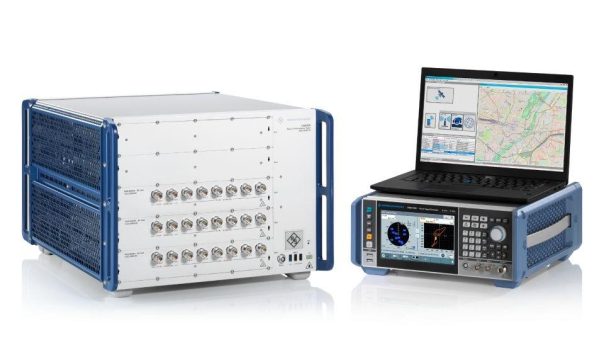 ETS-Lindgren integriert R&S CMX500 und R&S SMBV100B für 5G A-GNSS-Antennen-Performance-Tests