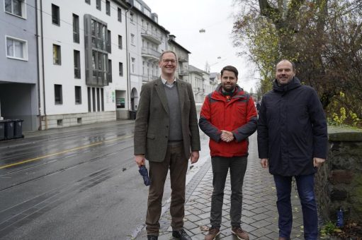 Grunderneuerung der Frankfurter Straße noch vor Weihnachten abgeschlossen