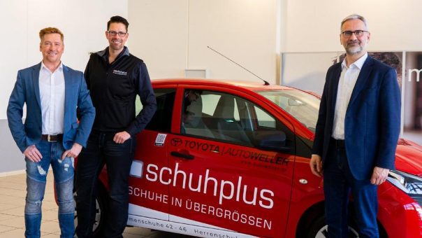 schuhplus verlost Toyota Aygo