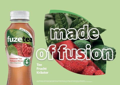 Neue Fuze Tea-Kampagne: „made of fusion“ feiert „Active Unwind“-Momente