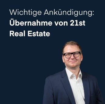 Sprengnetter kauft 21st Real Estate und baut damit Datenexpertise im Bereich Gewerbeimmobilien aus