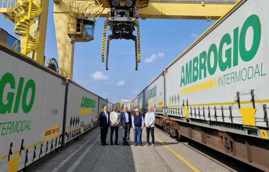 Ambrogio Intermodal zeigt sich mit der Investition in die Kässbohrer Intermodal Palette entschlossen für Nachhaltigkeit