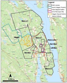 District to Consolidate 100% of the Viken Energy Metals Deposit in Sweden, which contains an Historical Inferred Resource of  1.15 Billion Pounds of U3O8
