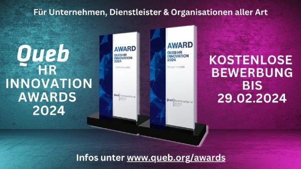 HR-Innovationen im Rampenlicht: 2024 startet die 13. Runde der Queb HR Innovation Awards!