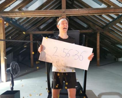 50 km auf dem Laufband: Kyburz schafft den Weltrekord