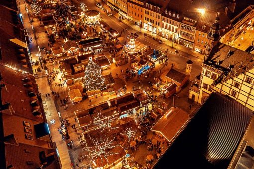 Die Stadtwerke Schweinfurt sorgen für festliche Stimmung auf dem Weihnachtsmarkt