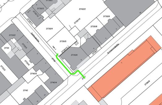 Veränderte Verkehrsführung in der Sattlerstraße/Schrammstraße wegen Ausbau des Fernwärmenetzes ab Ende März