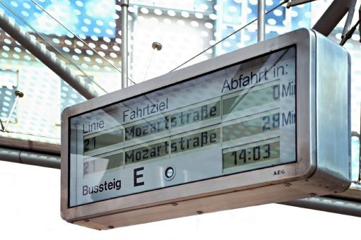Umleitung der Buslinien 21 und 23