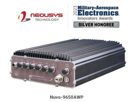 Neousys Nuvo-9650AWP IP66, Lüfterloser Computer, Silber-Gewinner der 2023 Military & Aerospace Electronics Innovators Awards