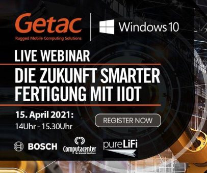 Industrie 4.0 Webinar: Getac bringt führende Industrie-Experten zusammen, um über die Zukunft intelligenter Fertigung zu informieren