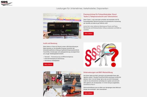 Neue Gestaltung, Mehr Informationen und Innovative Features – SBS Fleet-Competence präsentiert überarbeitete Homepage