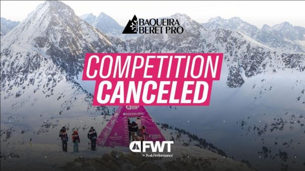 Freeride World Tour: Baqueira Beret Pro abgesagt